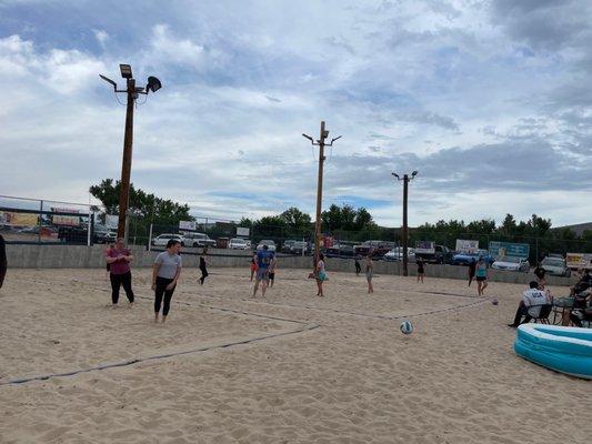 Volleyball courts