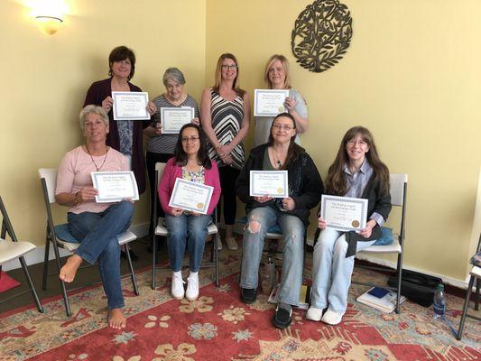 Graduates of our Healing Angels workshop.