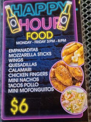 Happy Hour Menu