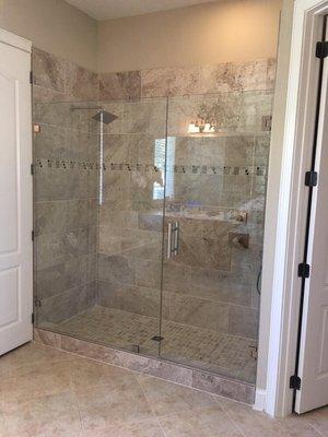 Frameless Shower Enclosure