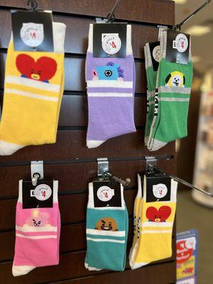 BT21 cute socks on clearance.