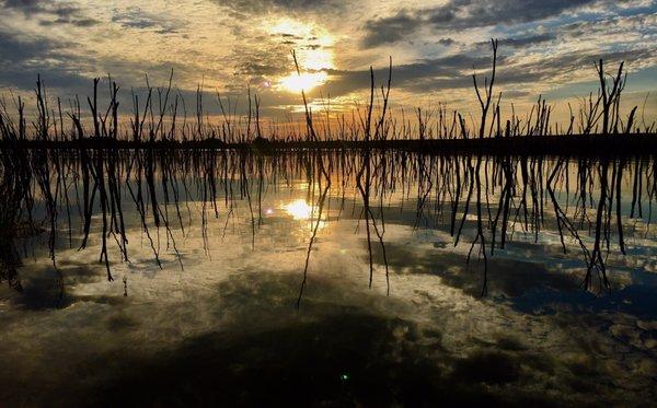 Sunset at the lake