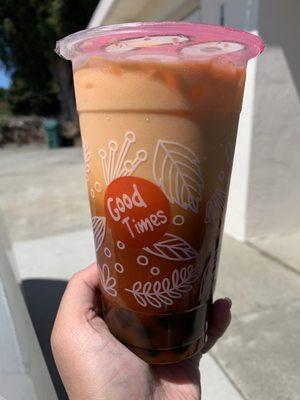 Thai Tea w/boba