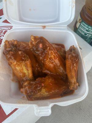 These are their "ultimate wings" pretty decent and loved that they accommodated the all flats request