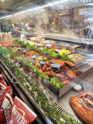 Cold display up front - packed with fresh looking eats