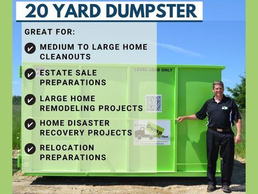 Best Seller 20 Yard Dumpster Rental