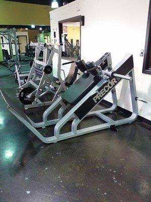 Hack squat machine