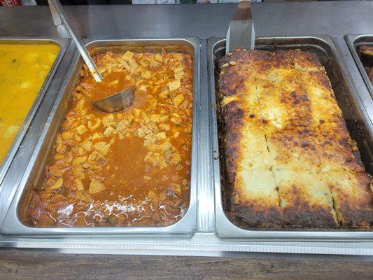 Tripe mondongo and pastelon aka dominican lasagna