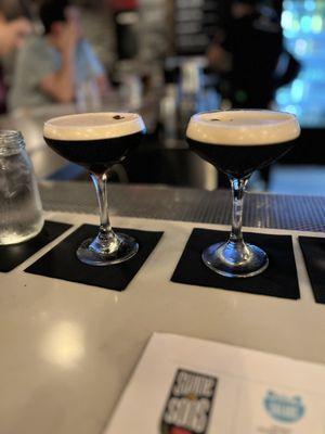 Foxtail espresso martini. Looks pretty but did not taste good at all.