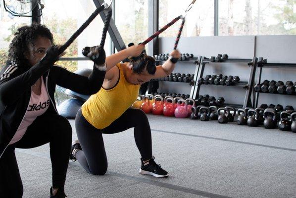 Rope Lat Pull Downs!