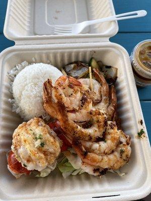 Shrimp and lobster plate