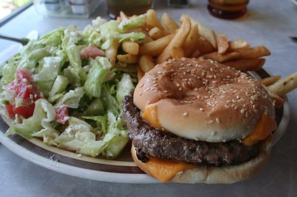 Greek Burger with cheese