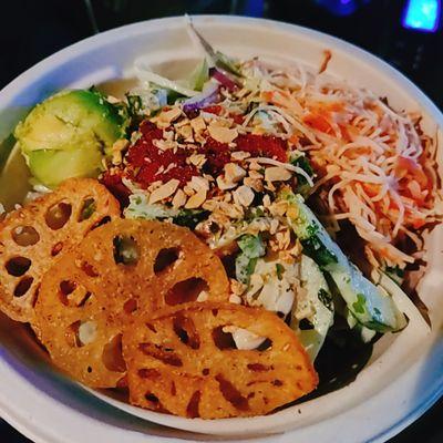 Custom poke bowl