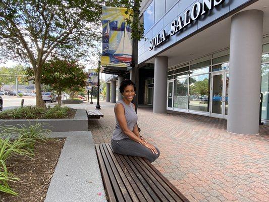 Front Door on 11th Street N @ Sola Salon Studios, Tyra Rocking a Two-Strand Twist-Out!