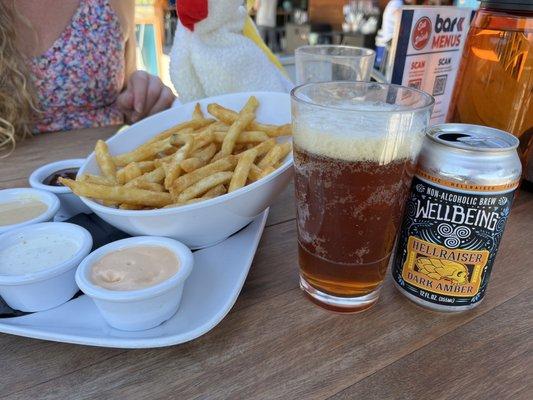 French Fries. Wellbeing Hellraiser Dark Amber NA.