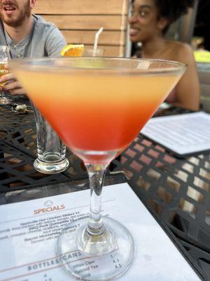 Pineapple Upside Down Martini