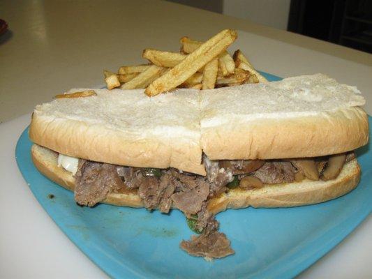 this is one of my biggest sellers philly cheese steak sub