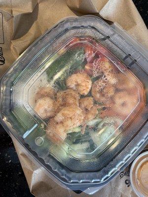 Rotten shrimp "bowl"