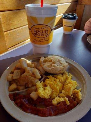 Breakfast platter.