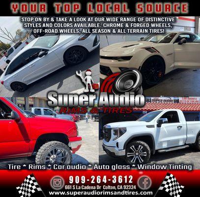 Super Audio Rims and Tires Lowest Prices Around!