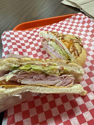 Ham and turkey club