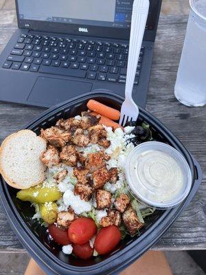 Greek Salad with Blackened Chicken