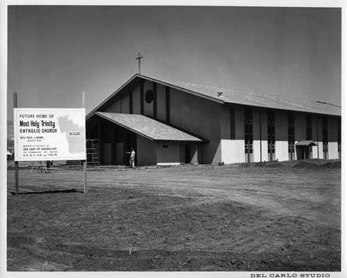 Most Holy Trinity under construction in 1961