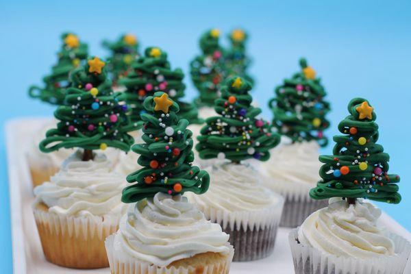 Christmas cupcakes