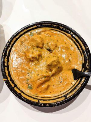 Eating this Korma chicken curry made me come up with the best line: You "dine" other cuisines but only Indian food "nourishes" you.