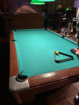 Pool table