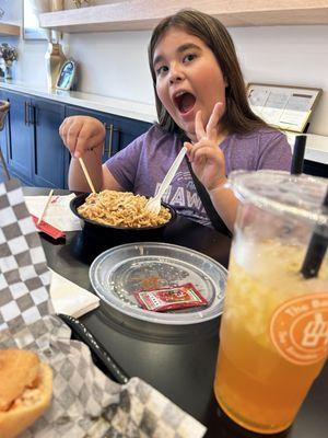 Taiwanese Noodles and Passion Fruit Tea