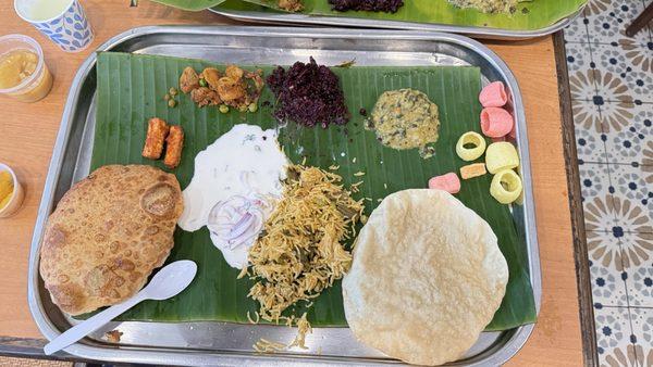 Weekend unlimited Vegeterain Thali