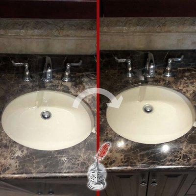 Bathroom Counter Restoration