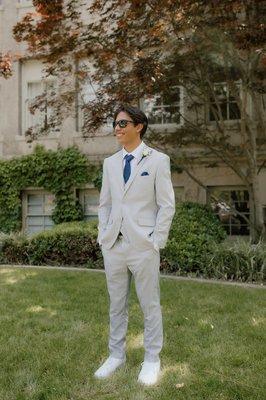 Prom Suit, light grey