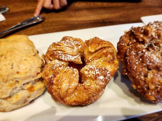 Strawberry lime passionfruit kouign amann