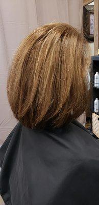 Gorgeous cut and easy to style by Cathy Hammond