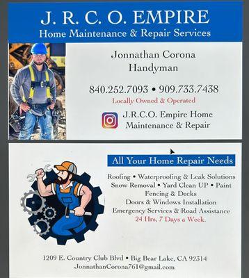 Jrco Empire Home Maintenance & Repair Services