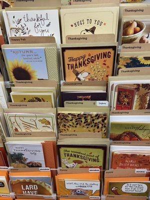 Thanksgiving Cards are Stocked !