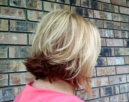 Cut and color by Lorna