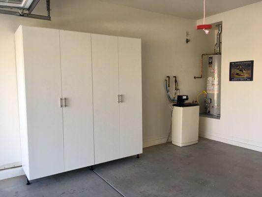 Garage cabinets