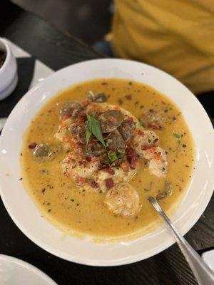 Shrimp and Grits Bowl