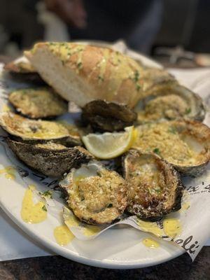 Charbroiled oysters