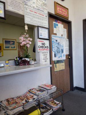 Front desk