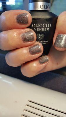 gel mani with Ann by Gina Longo Cuccio Gel Soak off fall 2017