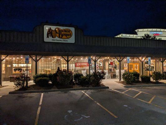 Cracker Barrel Old Country Store at 6:15am, Arden NC