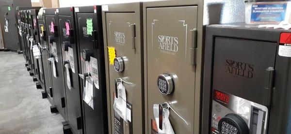 Over 100 discounted safes to choose from in store!