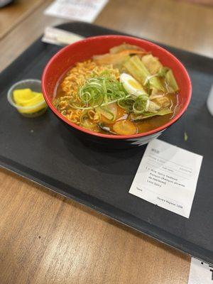 Spicy seafood ramen