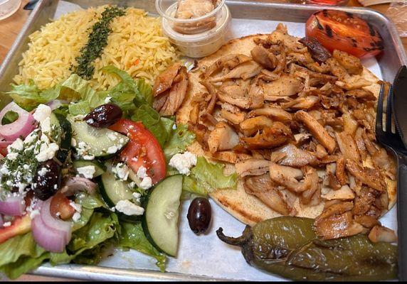 Chicken Doner plate