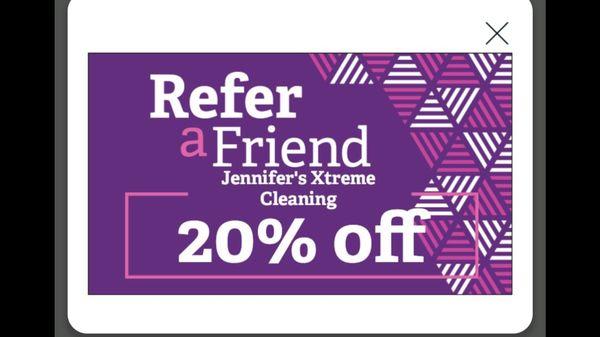 4323012810 20% refer a friend