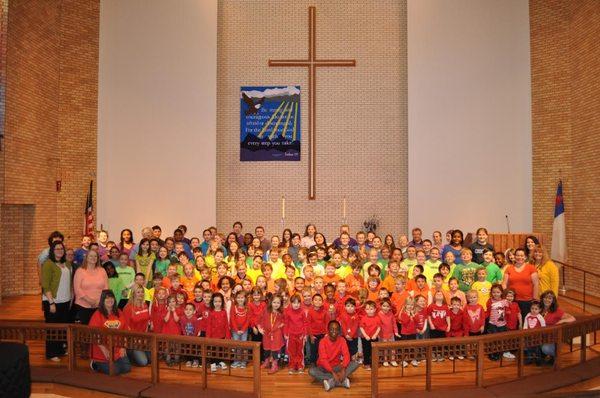 National Lutheran Schools Week Rainbow Picture